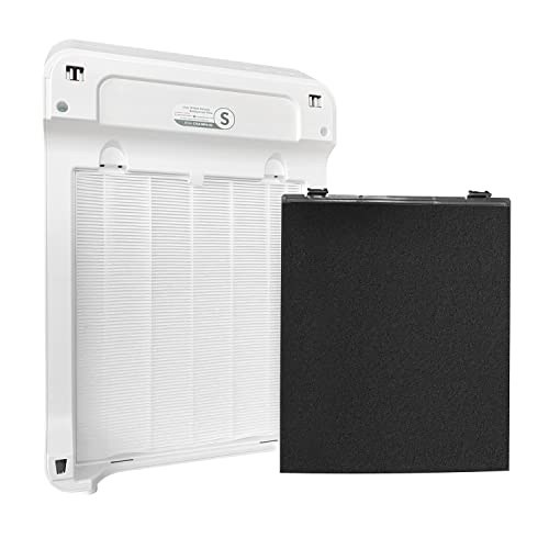 Winix Compatible C545 Filter S Replacement - Fits Winex C545 Air Purifier - Replaces Part Number 1712-0096-00 - Includes 2 True H13 Grade & 8 Activated Carbon Filters - Smoke & Odor