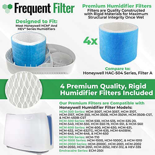 Honeywell HAC504 BLUE - Humidifer Filter A (4 Pack)