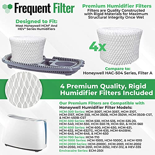 Honeywell Compatible HAC504 Filter A Germ Free Cool Mist Wicking Humidifier Filter. Fits HCM 350, HCM350w, HCM350, HAC 504, 504AW