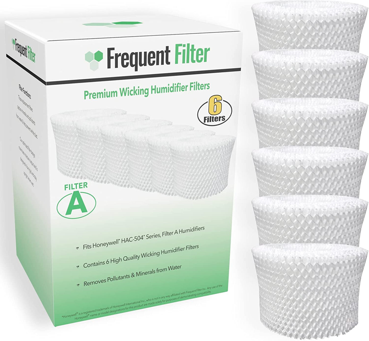 Honeywell Compatible HAC504 Filter A Germ Free Cool Mist Wicking Humidifier Filter. Fits HCM 350, HCM350w, HCM350, HAC 504, 504AW